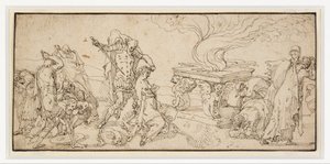 Het offer van Iphigenea door Pieter Aertsen